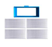 Filtro HEPA for contenitore polvere robot, telaio prefiltro a rete for aspirapolvere robot Liectroux 11S, accessori di ricambio, contenitore polvere Lodevole(Light yellow)