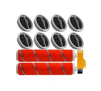 Filtro Hepa for la rimozione degli acari della spazzola principale lavabile compatibile con Roidmi NEX X20 X30 S2 F8Pro Aspirapolvere wireless portatile Pezzi di ricambio for pavimenti (Color : 11PCS