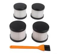 Filtro HEPA H13 per Karcher CVH 2/3 Lavabile(4 PACK) | Efficienza 99.97%, grado H13, lavabile e riutilizzabile, include per spazzola , plastica e per carta filtro