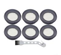 Filtro HEPA lavabile, accessorio per presa d'aria per SunSare X7A, filtro di ricambio con spazzola per la pulizia, accessori per aspirapolvere a batteria, lavabile (6 pezzi)