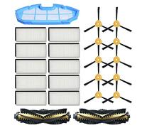 Filtro Hepa Spazzola laterale for CONGA for EXCELLENCE 990 for Ecovacs For Deebot N79S N79 for Eufy for RoboVac 11 11C Coperchio spazzola Filtro primario Lodevole (Size : 33pcs)