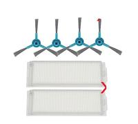 Filtro HEPA Spazzola laterale Mop Pad Panno for Cecotec for Conga 3290 3490 3690 Aspirapolvere Pezzi di ricambio Spazzola laterale for Proscenic m7 Lodevole (Size : Plum)
