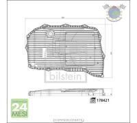 Filtro idraulico cambio automatico Febi per AUDI A5 A4