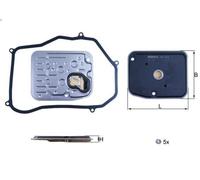 Filtro idraulico, cambio automatico KNECHT HX 272D per VENTO (1H2) 2 1991-1998