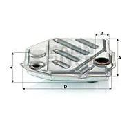 Set di filtri idraulici, cambio automatico MANN-FILTER H 1914/1 KIT