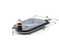 Set di filtri idraulici, cambio automatico MANN-FILTER H 2826 KIT