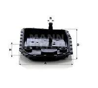 Filtro idraulico cambio Cartuccia filtro H 50 001 MANN-FILTER per BMW X5 X1 7 5