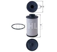 MAHLE ORIGINAL Filtro idraulico per cambio automatico HX 132D per VW TIGUAN (5N)