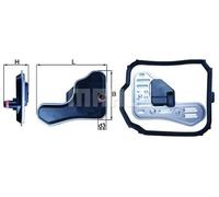 Filtro idraulico, cambio automatico KNECHT HX 148D