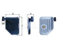 Filtro idraulico, cambio automatico KNECHT HX 156