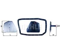 Filtro idraulico cambio Cartuccia filtro HX 162D MAHLE per BMW X5 X3 7