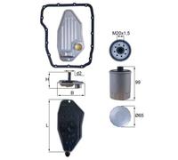 MAHLE ORIGINAL HX 276 KIT Filtro idraulico per cambio automatico