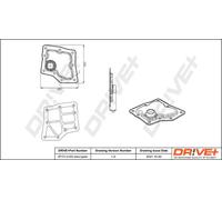 Filtro idraulico cambio Filtro a setaccio DP1110.14.0023 Drve+ per VW SKODA