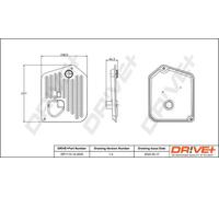 Filtro idraulico cambio Filtro a setaccio DP1110.14.0030 Drve+ per AUDI A8 D2