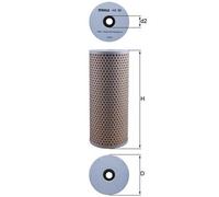 Filtro idraulico MAHLE HX 89 per IRIZAR PB 11.705 2001-2009