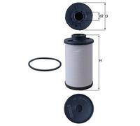 Filtro idraulico MAHLE per HX132D