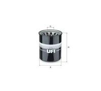 UFI 80.047.00 Filtro olio