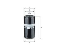 Filtro idraulico sterzante 80.138.00 UFI