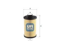 UFI 83.077.00 Filtro, Sistema idraulico di lavoro