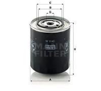 Filtro idraulico sterzante W 1140 MANN-FILTER per IVECO FIAT NEW HOLLAND CLAAS