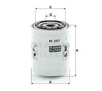 Filtro idraulico sterzante WD 8001 MANN-FILTER