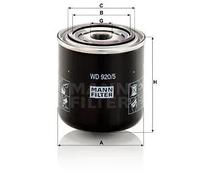 Filtri, idraulica operativa MANN-FILTER WD 920/5