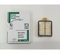 FILTRO IGIENICO HEPA ORIGINALE VORWERK FOLLETTO VK135 VK136 04857 44093