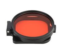 Filtro Immersione, Stabile Action Camera Filtro Professionale Corretto Deviazione Di Colore Facile Da Usare Con Corda per Fotografia subacquea (rosso Immersione)