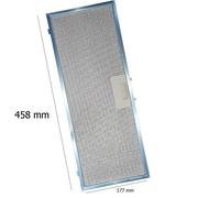 Filtro in alluminio per cappa 458 x 177 x 9 mm Elica ed ULTERIORI [EEK: A+++]