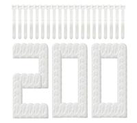 filtro in cotone per rubinetto cucina 200 pezzi universale alta | Borsa Filtro per Rubinetto dell'acqua Uso: Bagno, Hotel, Ufficio a casa, Bere, Cucinare,