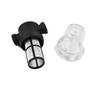 Filtro in linea a 100 maglie per la produzione di birra, include 2 barre per tubi, pressione massima 150 PSI, resistenza 65 °C, senza aerazione o sostanze chimiche