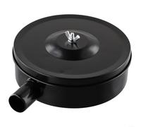 Filtro in metallo per compressore d'aria con silenziatore, filettatura maschio 32 mm, lunghezza 150 mm, riduzione del rumore per utensili pneumatici officina