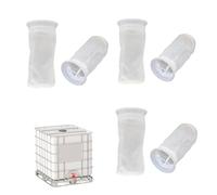 Filtro in Nylon, 6 Pezzi Accessori per Filtro Serbatoio IBC per Serbatoio acqua piovana 1000l con rubinetto Filtro di recupero,Filtro di ricambio per DN150 cisterna di recupero, litri
