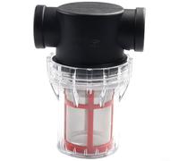 Filtro in rete per laghetto da giardino, filtro per pompa dell'acqua, per sistema di irrigazione, condotte ad alto flusso, protezione da detriti, riutilizzabile, lavabile (B)