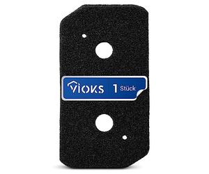 Filtro in schiuma, 228 x 128 mm, come Bosch 12007650, per asciugatrice