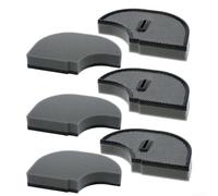 Filtro in schiuma per aspirapolvere Bosch serie BGC3, BGC4, BGS3, BGS4, lavabile, progettato per catturare le polveri sottili e mantenere le prestazioni dell'aspirapolvere (confezione da 6)