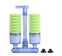 Filtro in Spugna per Acquario, Pompa per Ossigeno biochimico in Spugna Filtro in Schiuma sommergibile Silenzioso per Acquario d'Acqua Dolce e salata(XY-2882)