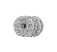 Filtro in tessuto for scopa principale/spazzola laterale for aspirapolvere, compatibile con Roborock, Qrevo Slim, ricambio for accessori for aspirapolvere(Mop 4pc)