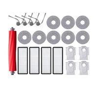 Filtro In Tessuto For Spazzola Laterale Principale Compatibili Con Roborock | Sostituzione Compatibile For Roborock QR 798 QR 598 Robot Aspirapolvere, 21 Pezzi Sets Di Spazzola Laterale Principale