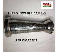 FILTRO INOX DI RICAMBIO OMAZ N°3 PER SPREMI POMODORO PASSAPOMODORO ELETTRICO