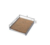 Filtro Interno Antiallergico 235 Mm - 209 Mm VALEO Per U.a. FORD FOCUS