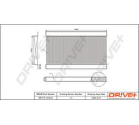 Filtro Interno Aria Drve+ DP1110.12.0014 Per FORD