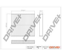 Filtro Interno Aria Per RENAULT Drve+ DP1110.12.0094