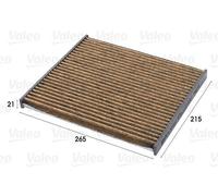 Filtro Interno Attivo Carbonio VALEO Per OPEL CORSA D