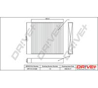 Filtro Interno Dell'Aria DP1110.12.0348 Per KIA