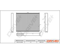 Filtro Interno Dell'Aria Drve+ DP1110.12.0039 Per AUDI, PORSCHE, VW