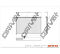 Filtro Interno Dell'Aria Drve DP1110.12.0059 Per MERCEDES-BENZ, VW
