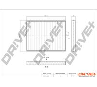 Filtro Interno Dell'Aria Drve+ DP1110.12.0183 Per FORD