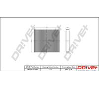 Filtro Interno Dell'aria Drve+ DP1110.12.0254 Per HYUNDAI, KIA