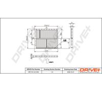 Filtro Interno Dell'Aria Per MAZDA Drve+ DP1110.12.0129